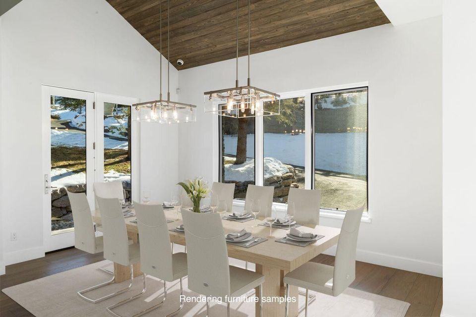 Dining room at 121 Adams Way, built by UltraBuilders in Telluride, Colorado