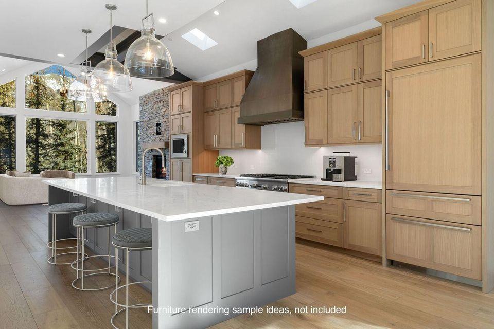 Kitchen at 121 Adams Way, built by UltraBuilders in Telluride, Colorado