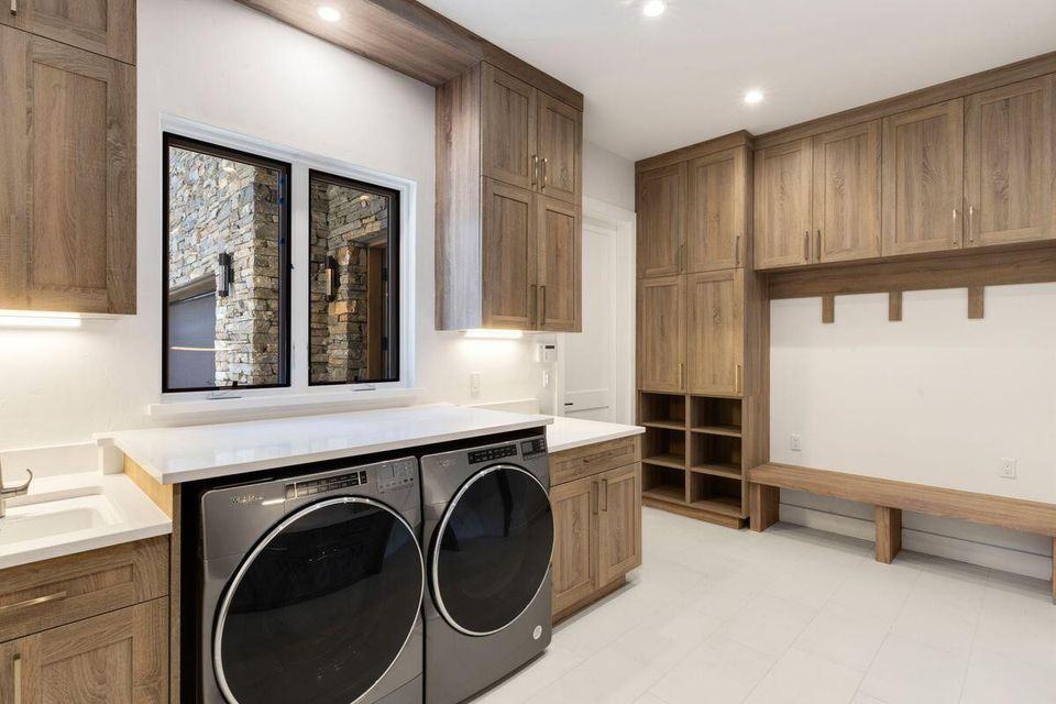 Mudroom at 121 Adams Way, built by UltraBuilders in Telluride, Colorado