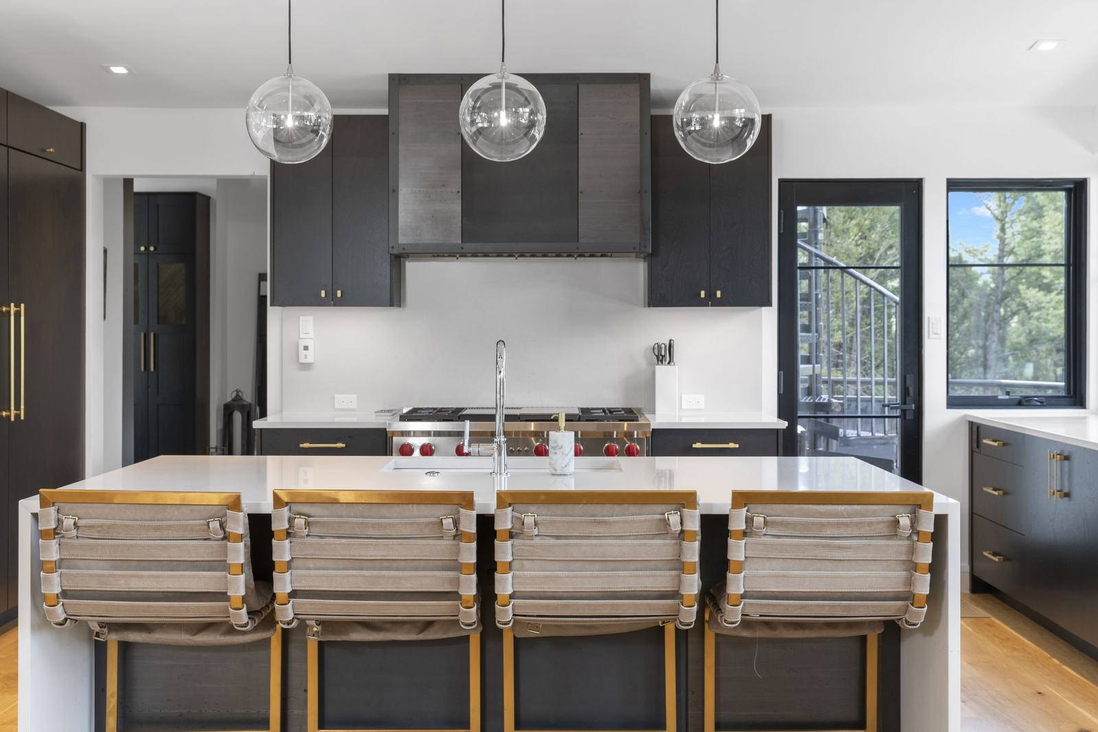 Kitchen at 114 Lawson Overlook, built by UltraBuilders in Mountain Village, Colorado