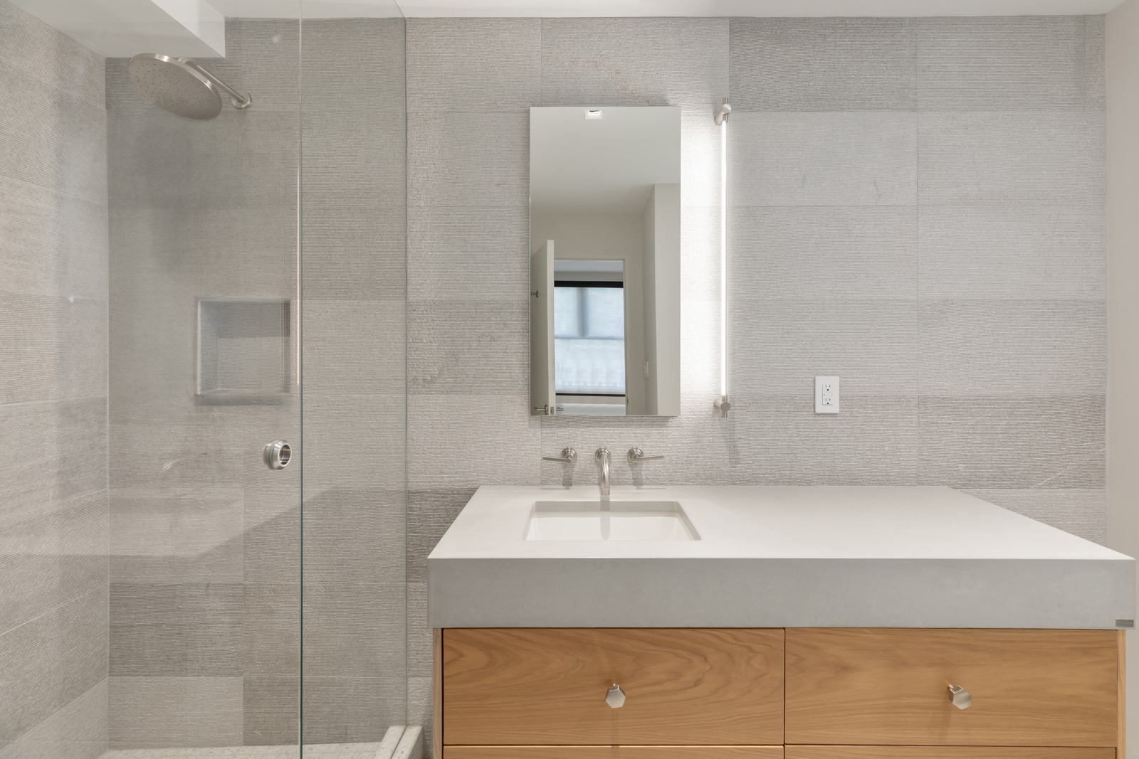 Guest bathroom at 524 East Columbia Avenue, built by UltraBuilders in Telluride, Colorado