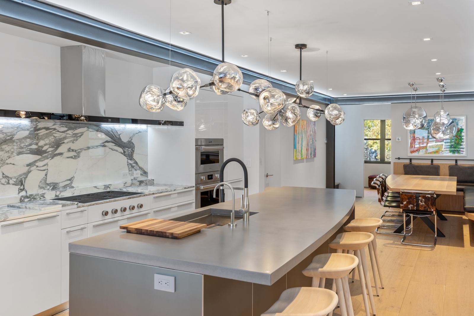 Kitchen at 524 East Columbia Avenue, built by UltraBuilders in Telluride, Colorado