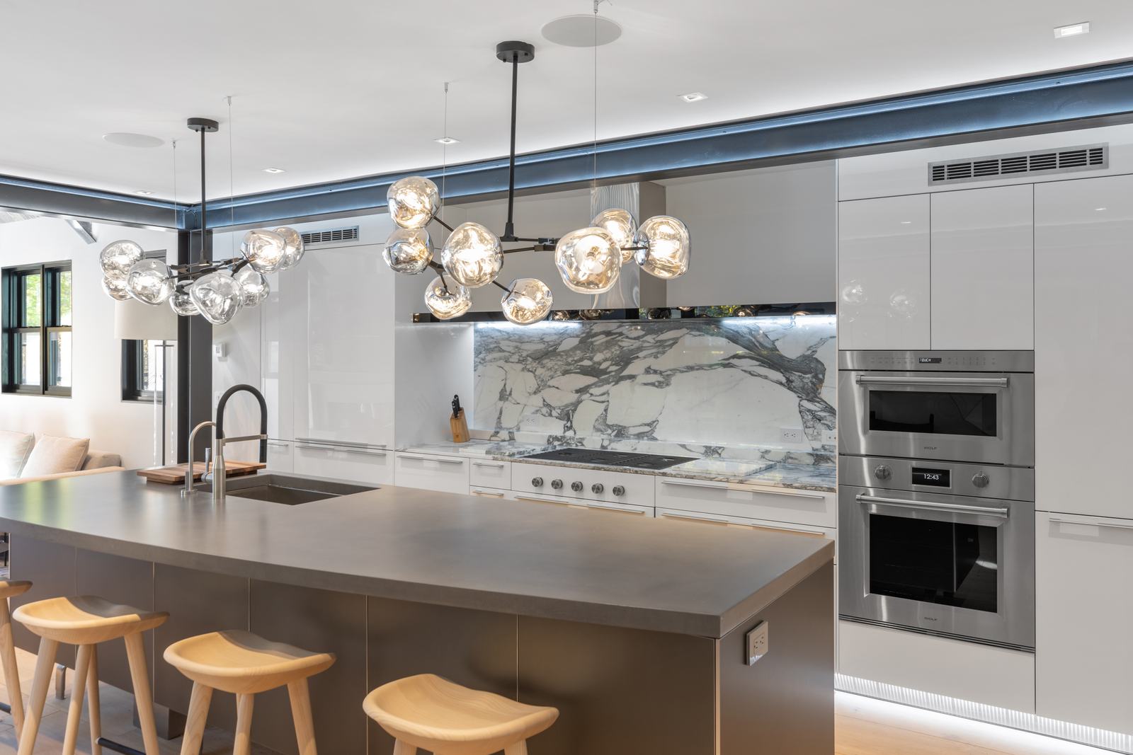 Kitchen at 524 East Columbia Avenue, built by UltraBuilders in Telluride, Colorado