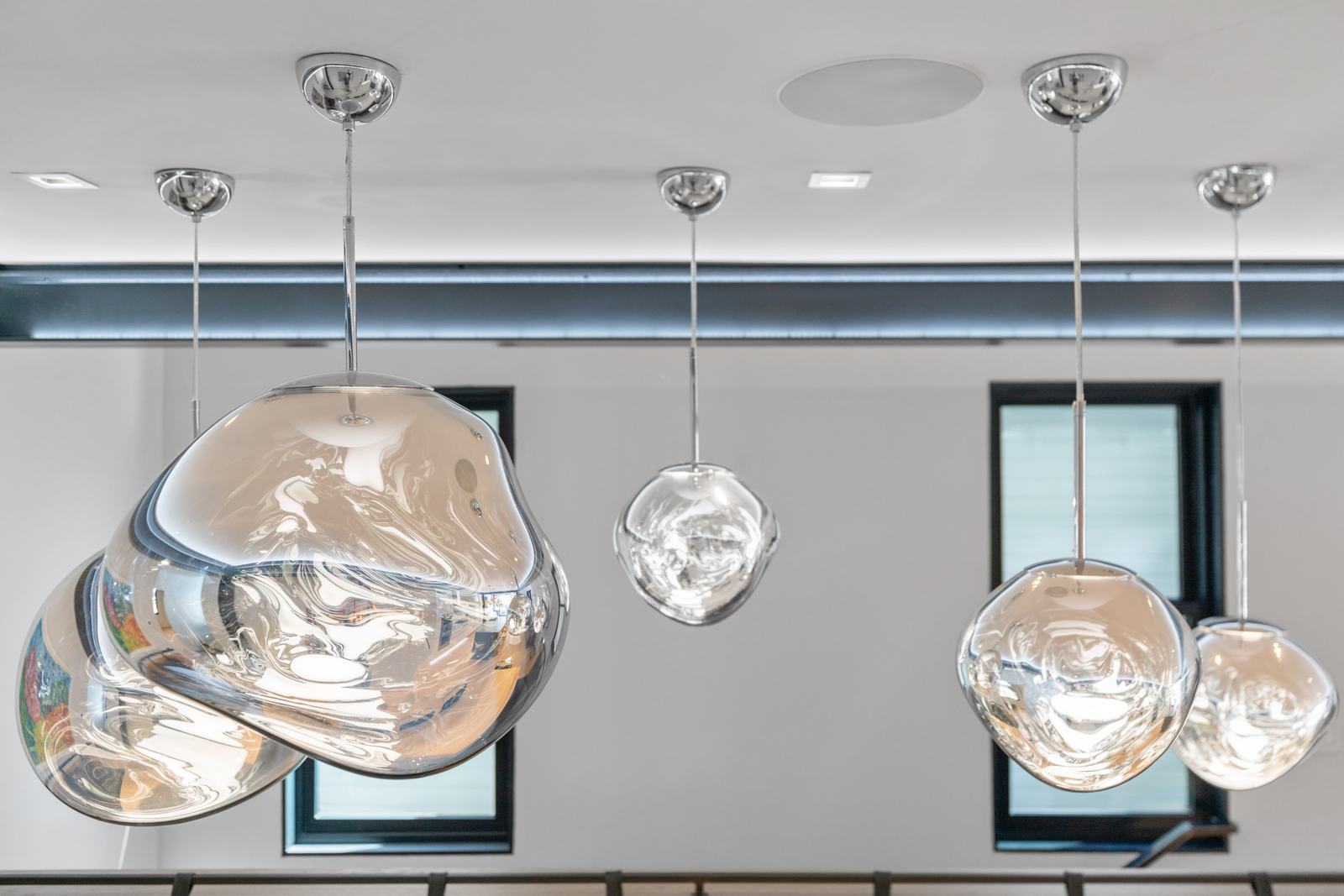 Lighting detail at 524 East Columbia Avenue, built by UltraBuilders in Telluride, Colorado