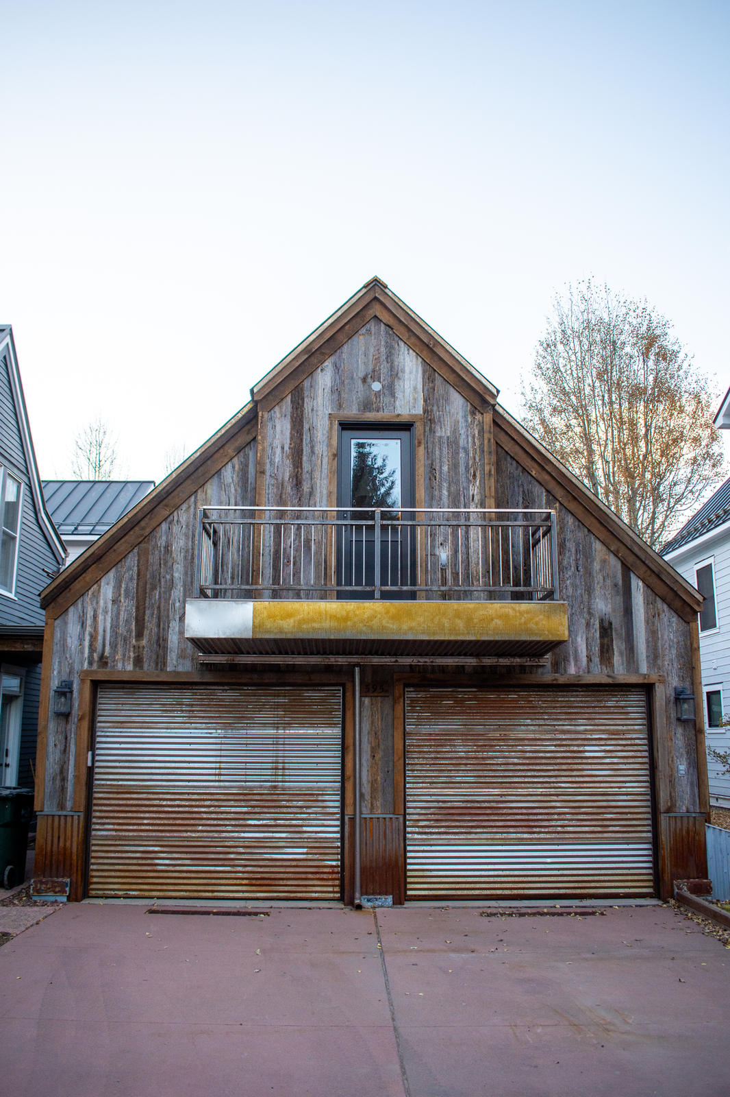 Garage, after at 595 East Colorado Avenue, built by UltraBuilders in Telluride, Colorado
