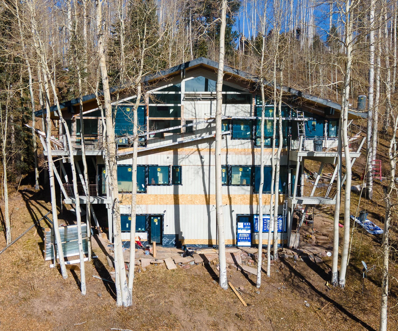 1145 Elk Run, built by UltraBuilders in Telluride, Colorado