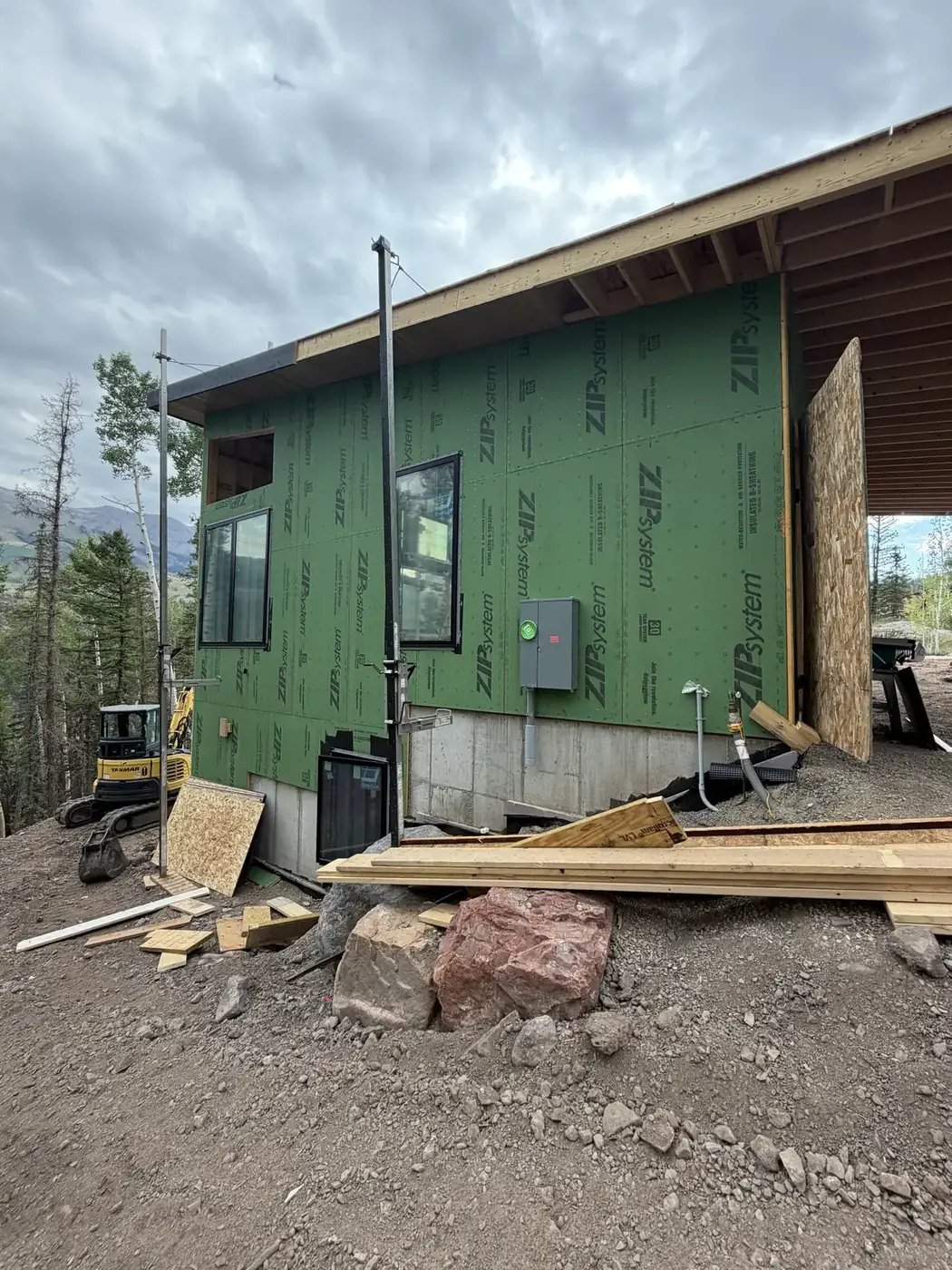 110 Lawson Overlook Cabin on Aug 12, 2026, site photograph by UltraBuilders