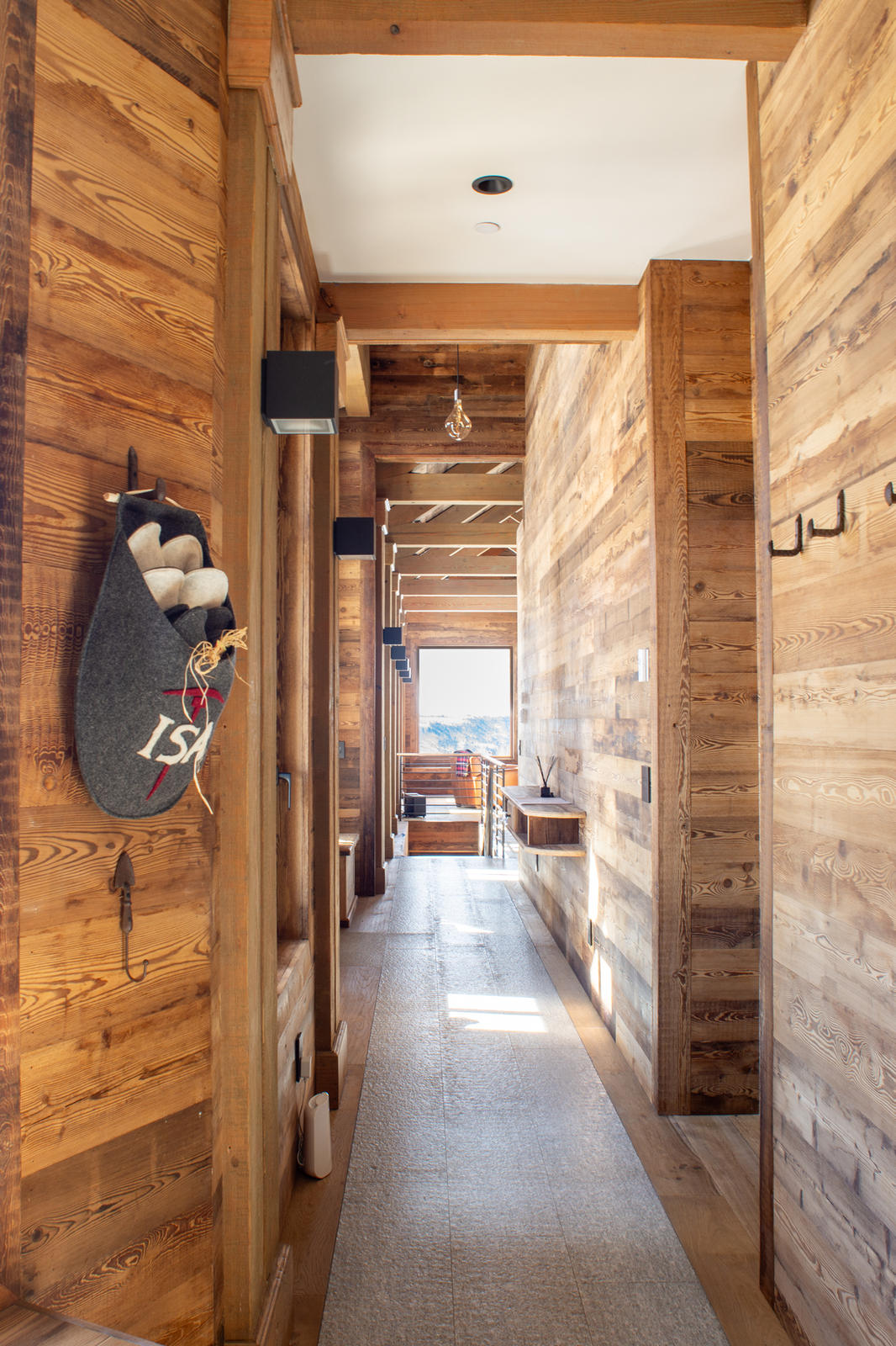 Hallway at 125 Russell Drive, built by UltraBuilders in Mountain Village, Colorado