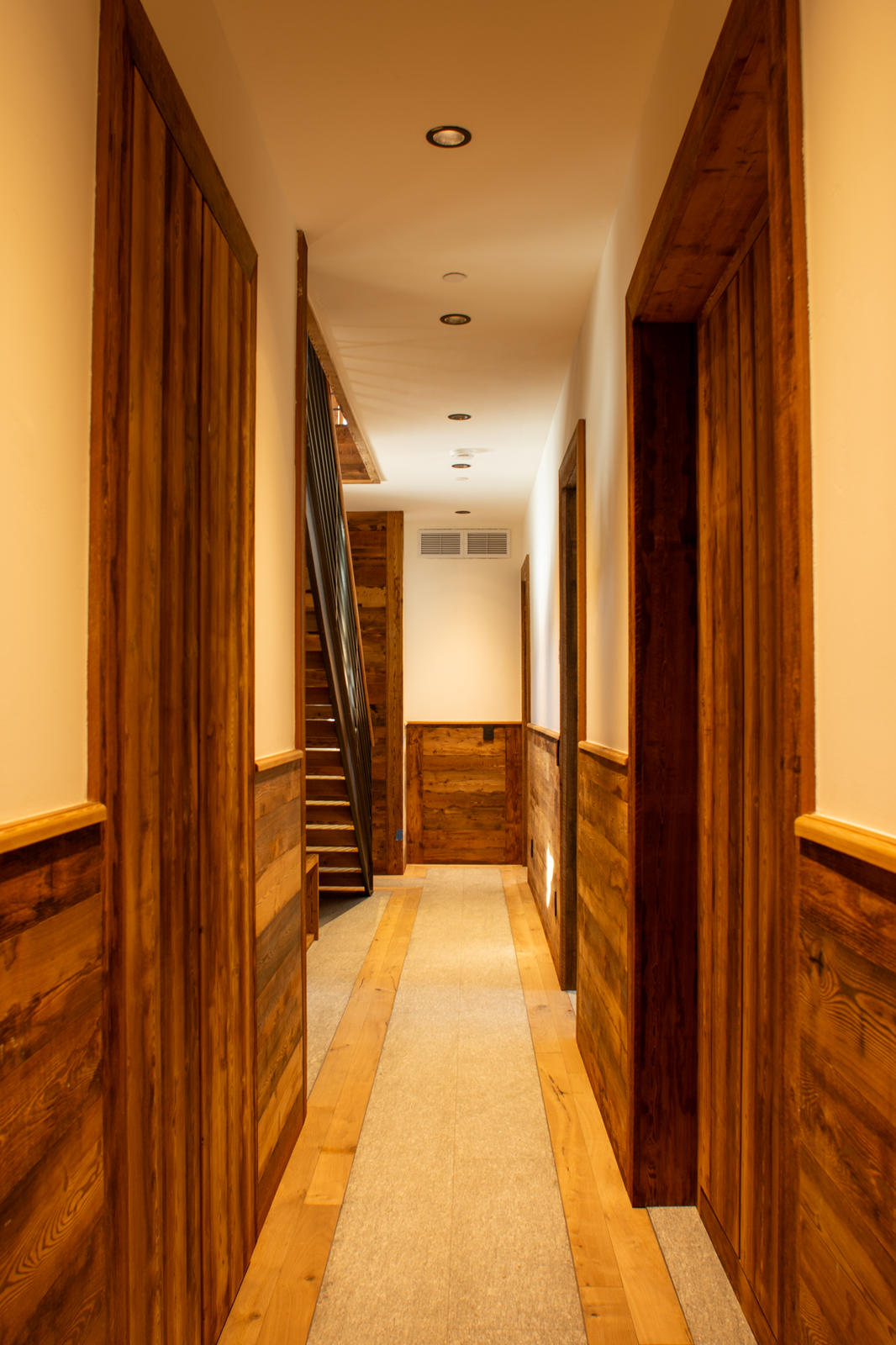 Hallway at 125 Russell Drive, built by UltraBuilders in Mountain Village, Colorado